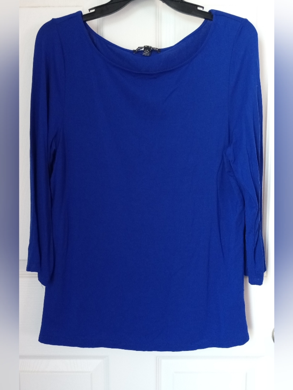 Cable & Gauge Royal Blue Long Sleeve Women's Top